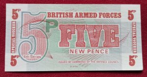 5 Pence 1972 Britanski Vojni Novac
