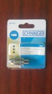 Koaksijalna antenska buksna konektor