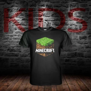 Minecraft - Top crna majica za sve uzraste
