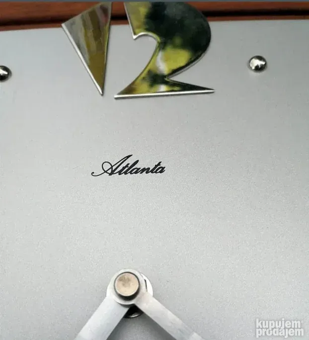 ATLANTA Vintage METALni zidni sat NEMAČKA