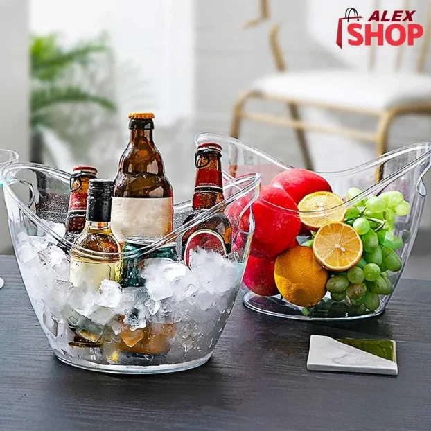 Velika providna akril kibla za led i pića