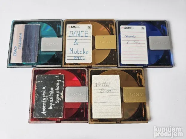 Sony COLOR MD74 mini diskovi MiniDisc SNIZENO
