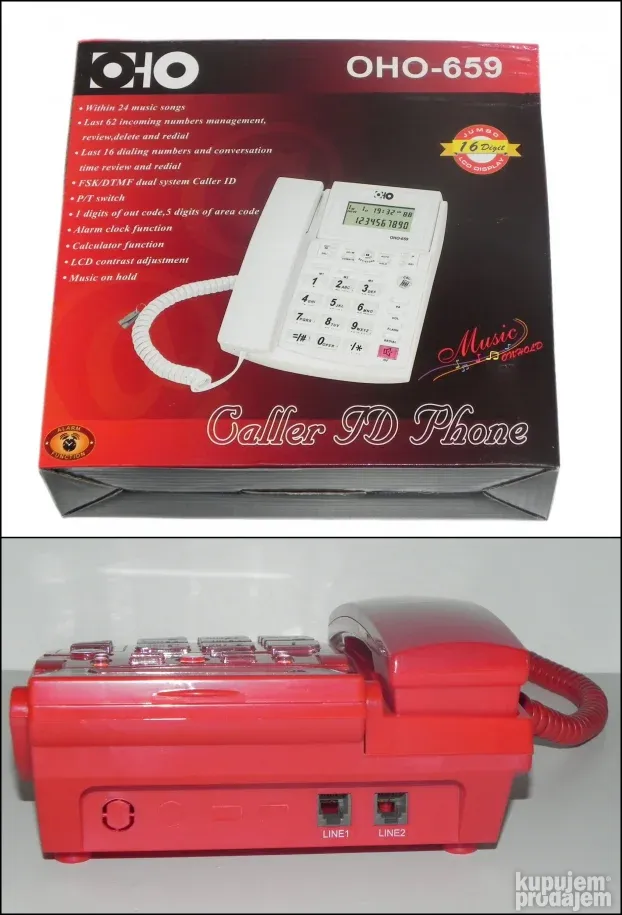 Fiksni telefon s LCD ekranom 2