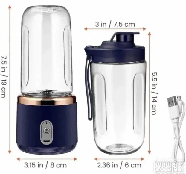 blender 400 ml zapremine blender mali prenosivi