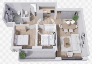 Bulevar patrijarha Pavla, 3.0 trosoban, 62.54 m²