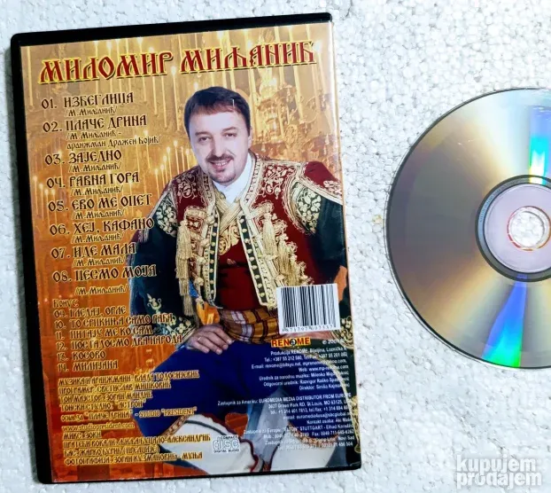 Milomir Miljanić-Plače Drina-Cd