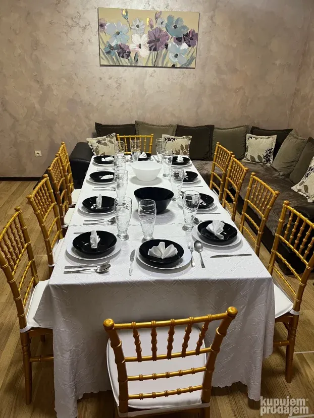 Tiffany stolice, stolovi iznajmljivanje