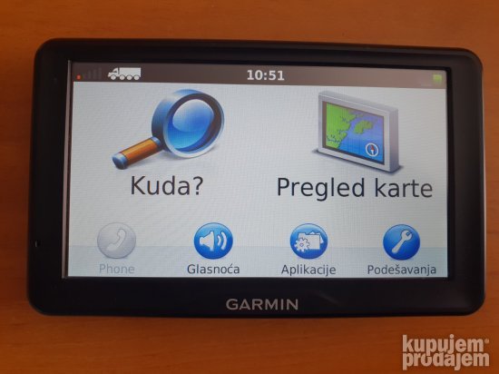 Garmin Dezl 760 kamionska navigacija lifetime update