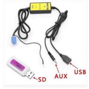 Adapter USB AUX MP3 VW Audi Skoda Seat 8pin