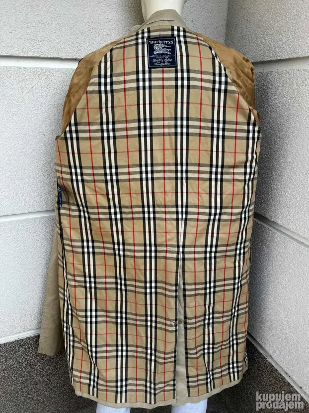 BURBERRY Muski mantil Trench kaput ORIGINAL Vel 56 Reg