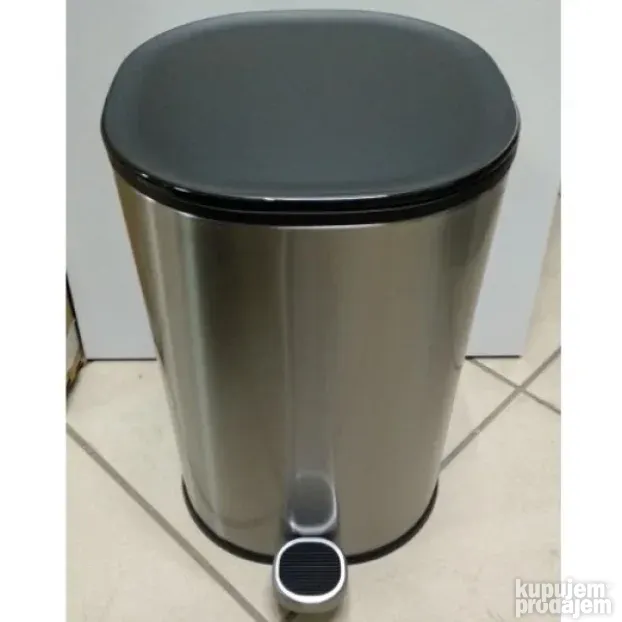 Kanta za kupatilo saten soft-close 5l krug - concept