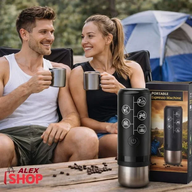 Prenosivi mini espresso aparat za sve vrste kapsula