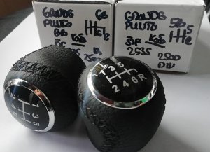 grande punto kožna ručica menjača 5i6b