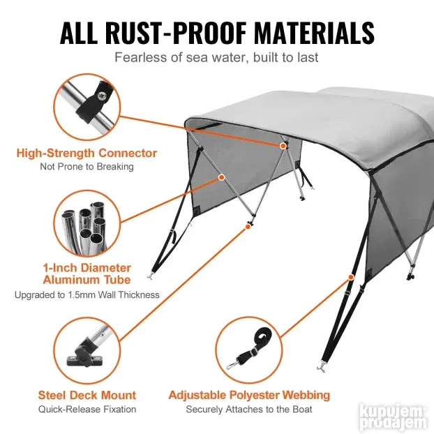 Tenda za camac  155-167cm