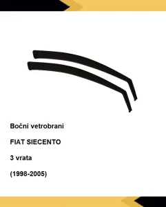 Vetrobrani Deflektori Usmerivaci Vazduha,Fiat Siecento 1998-