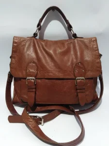 Kožna H&M velika unisex torba,prirodna100%koža,nt45