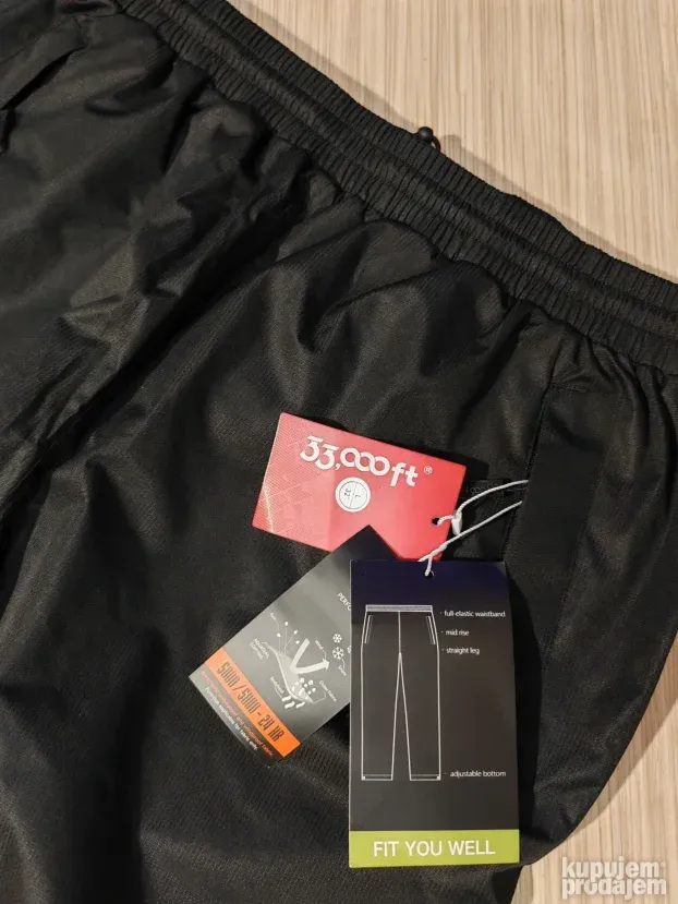 33,000 ft kišne outdoor pantalone L