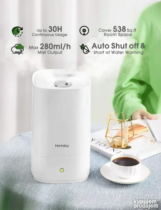 Ultrazvucni OVLAZIVAC prostorije 4,5Litra-Homasy421A