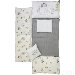 Posteljina za bebe Safari set 7 u 1 Siva NOVO