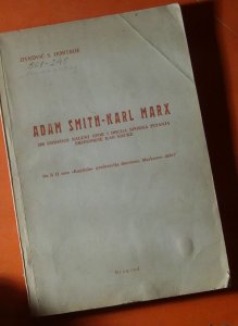 Adam smith Karl Marx Živković Dimitrije