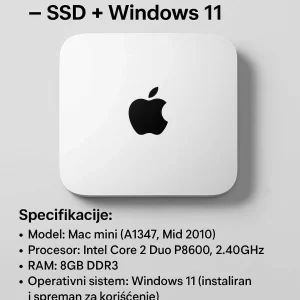 Mac mini (Mid 2010)  A1347 128ssd disk/8gb ddr3/ Win11Pro