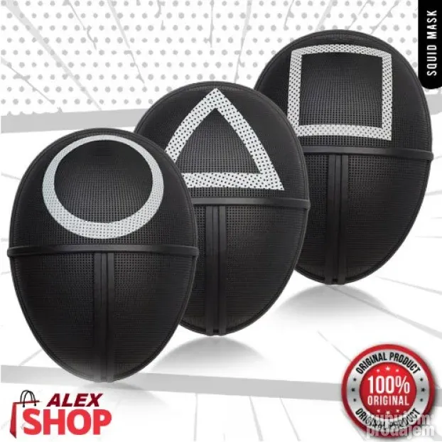 Squid Game maske 4 modela ORIGINAL Korejske