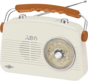 AEG 4155 retro FM/AM radio, krem