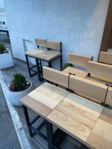 Lux barske stolice Metal Jasen