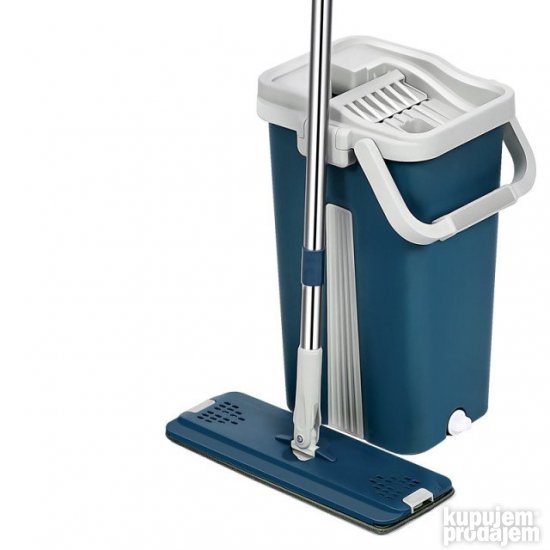 Flat Mop - Čarobni DŽOGER Za Čišćenje PODOVA Sa KANTOM