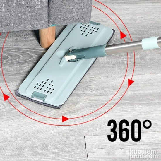 Flat Mop - Čarobni DŽOGER Za Čišćenje PODOVA Sa KANTOM