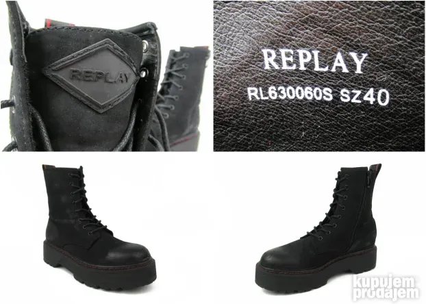Replay čizme  platforma T3045