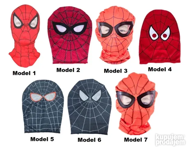 Maska Spiderman Potkapa Za Noc Vestica Maskenbal Model 11