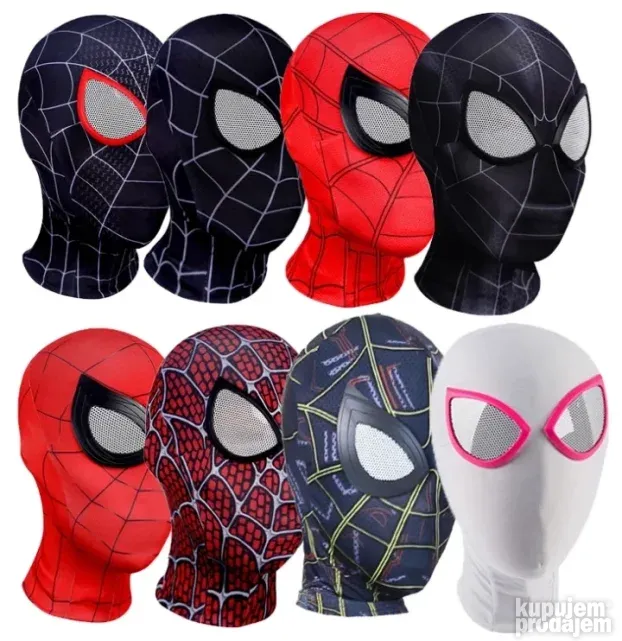 Maska Spiderman Potkapa Za Noc Vestica Maskenbal Model 11