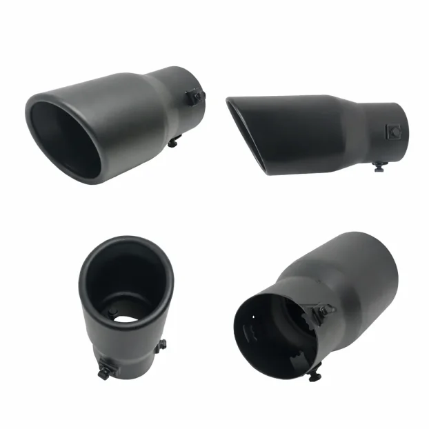 Nastavak auspuha veliki kosi crni mat