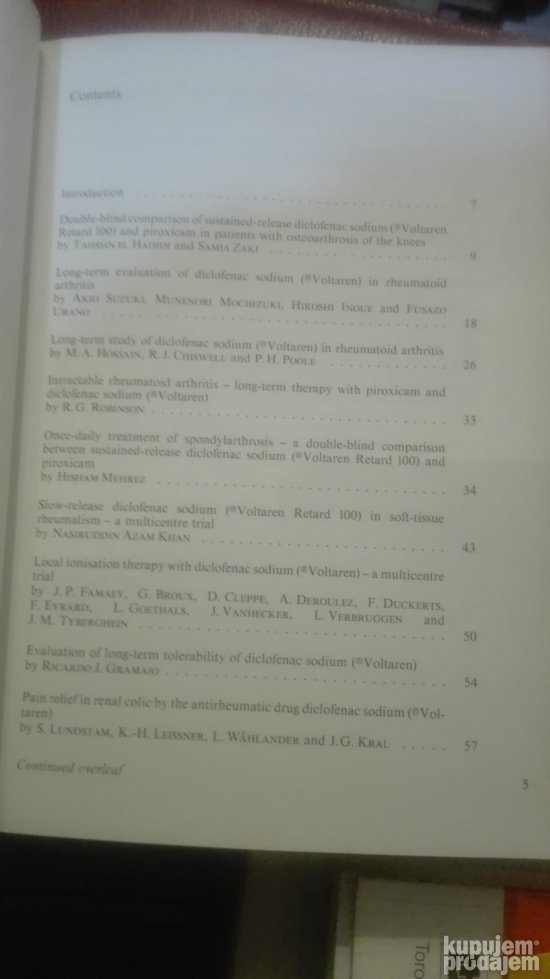 Further Experience With Voltaren