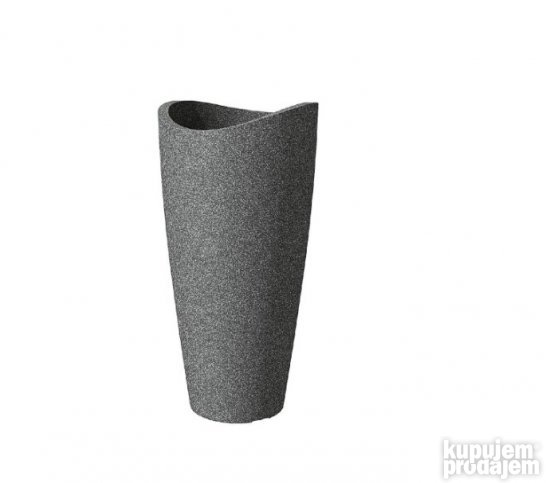Saksija za Bastu/Terasu 40x40x54cm (Siva)- Kaufland