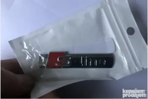 Oznaka S Line nikl mala