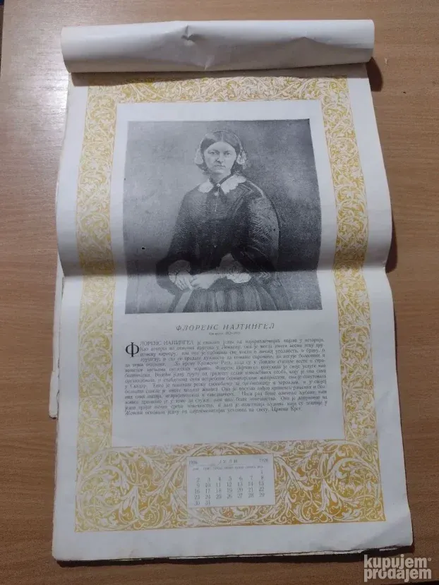 Stari kalendar heroji celoga sveta 1928g
