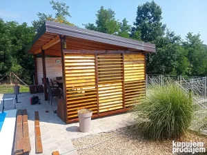 DRVENE žaluzine, rotirajuće lamele za pergole, letnjikovce