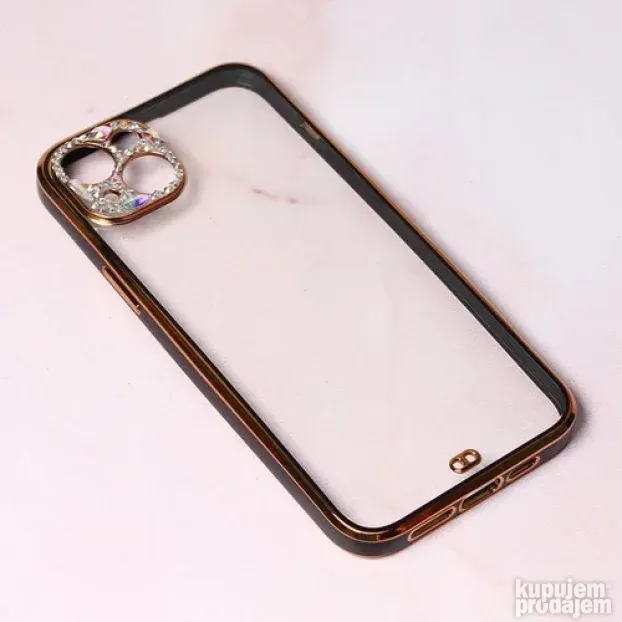 Maska Cirkon Camera za iPhone 14 Plus 6.7 crna