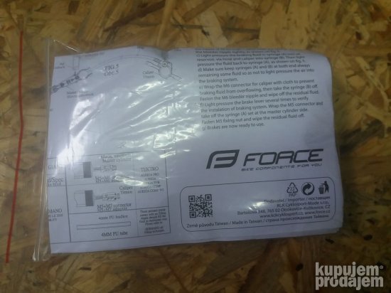 Set za punjenje Force za Avid, Hayes hidraulicne kocnice