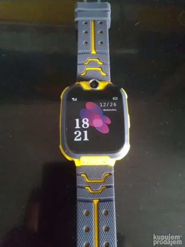 Dečiji smart sat Q12 - LBS lociranje - ŽUTI