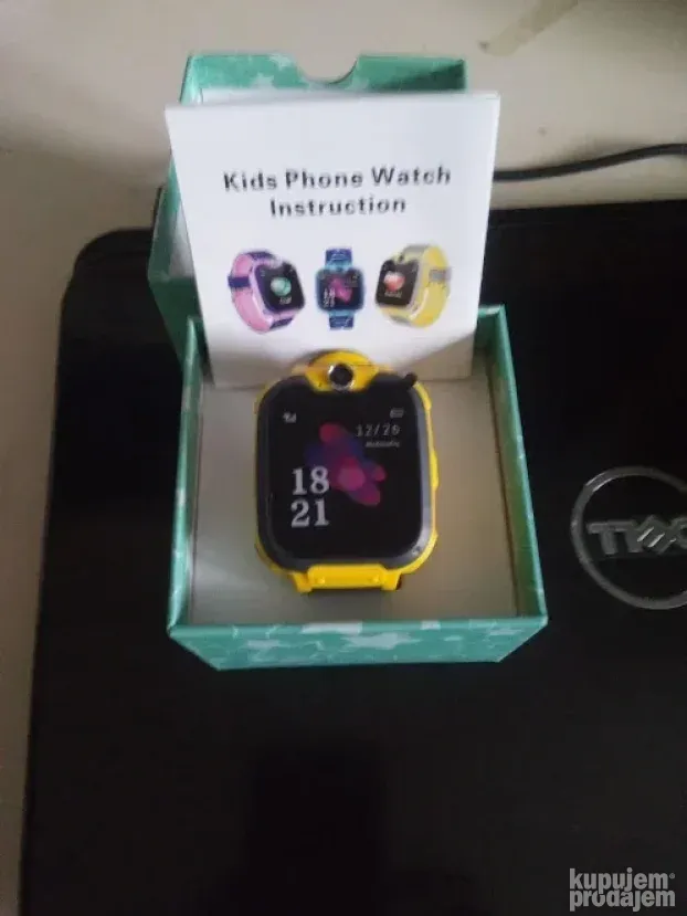 Dečiji smart sat Q12 - LBS lociranje - ŽUTI