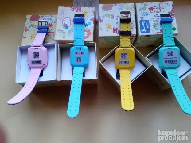 Dečiji smart sat Q12 - LBS lociranje - ŽUTI