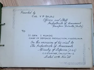 Fotografije pukovnika Kukoča Indiji 1965