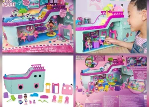 Gabi Dollhouse brod sa dodacima, figurama- novo