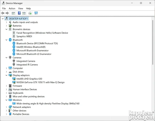 Lenovo Thinkpad X1 Extreme Gen 1 2019