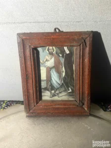 Ikona stara Pravoslavna u originalnom ramu
