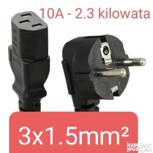 Debeli kablovi za S19 Antminer - 3x1.5 mm! C13 kabl kabal