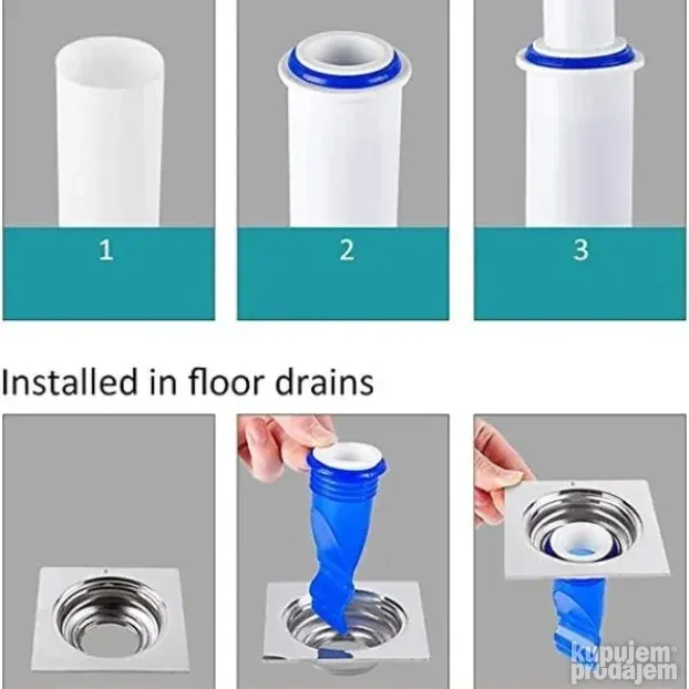 Silikonski filter za odvod-blokator neprijatnih mirisa NOVO